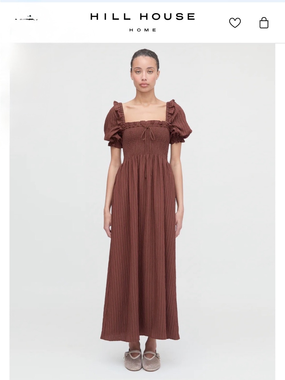 HILL HOUSE HOME SCARLETT NAP DRESS 🤎